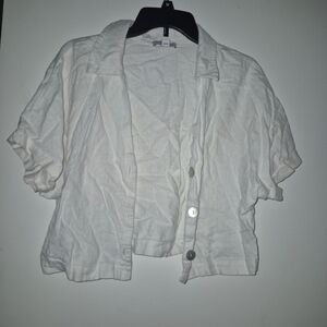 White Women's Crop Top